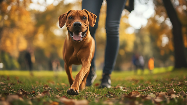 A Rhodesian Ridgeback