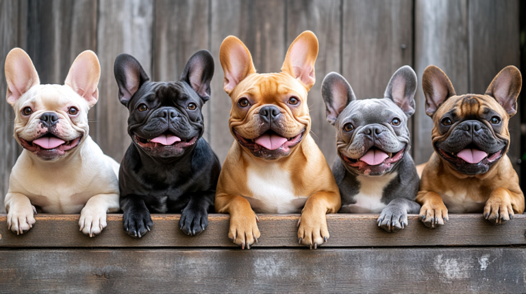 Dogs of the French Bulldog breed