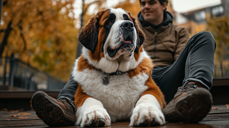 Saint Bernard dog