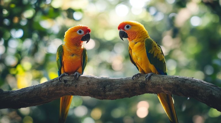 Sun conure