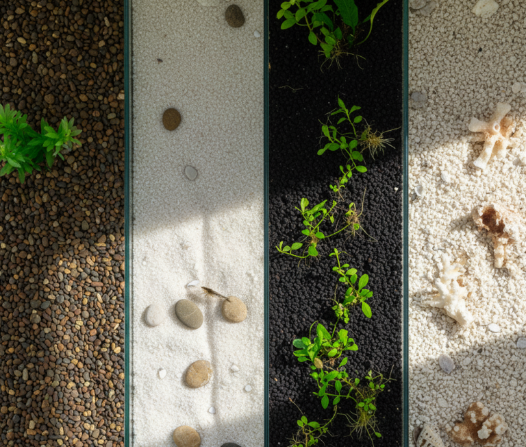 בחירת מצע לאקווריום בחירת מצע לאקווריום